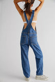Women's Jumpsuit Y2k High Waist Romper Pants Bib Overalls