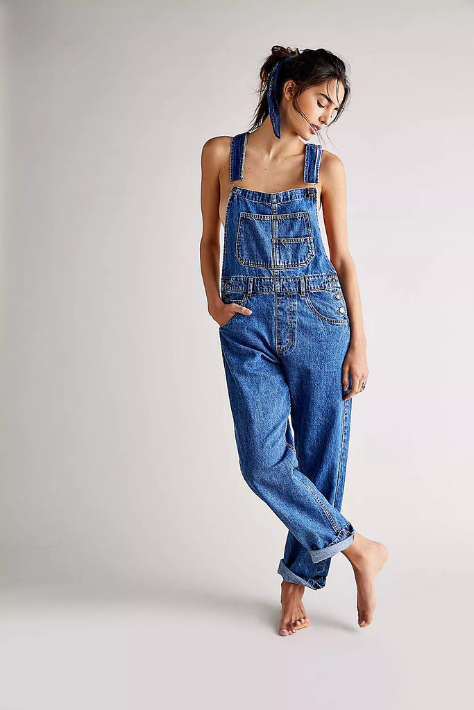 Women's Jumpsuit Y2k High Waist Romper Pants Bib Overalls