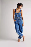 Women's Jumpsuit Y2k High Waist Romper Pants Bib Overalls