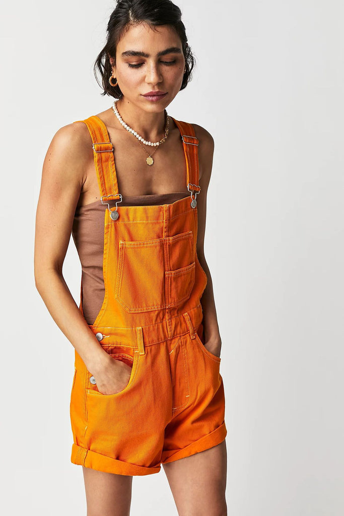 Womens Casual Summer Baggy Zip Up Straight Leg Jeans Jumpsuit with Pockets Denim Overalls