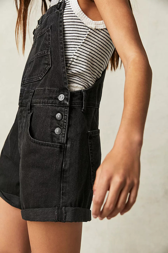 Womens Casual Summer Baggy Zip Up Straight Leg Jeans Jumpsuit with Pockets Denim Overalls
