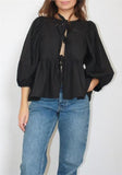 Women's Sweet Casual Tie Striped Tops