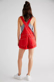 Womens Casual Summer Baggy Zip Up Straight Leg Jeans Jumpsuit with Pockets Denim Overalls