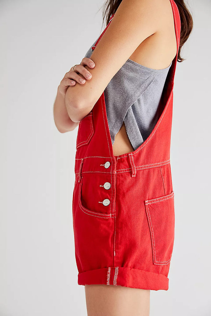 Womens Casual Summer Baggy Zip Up Straight Leg Jeans Jumpsuit with Pockets Denim Overalls