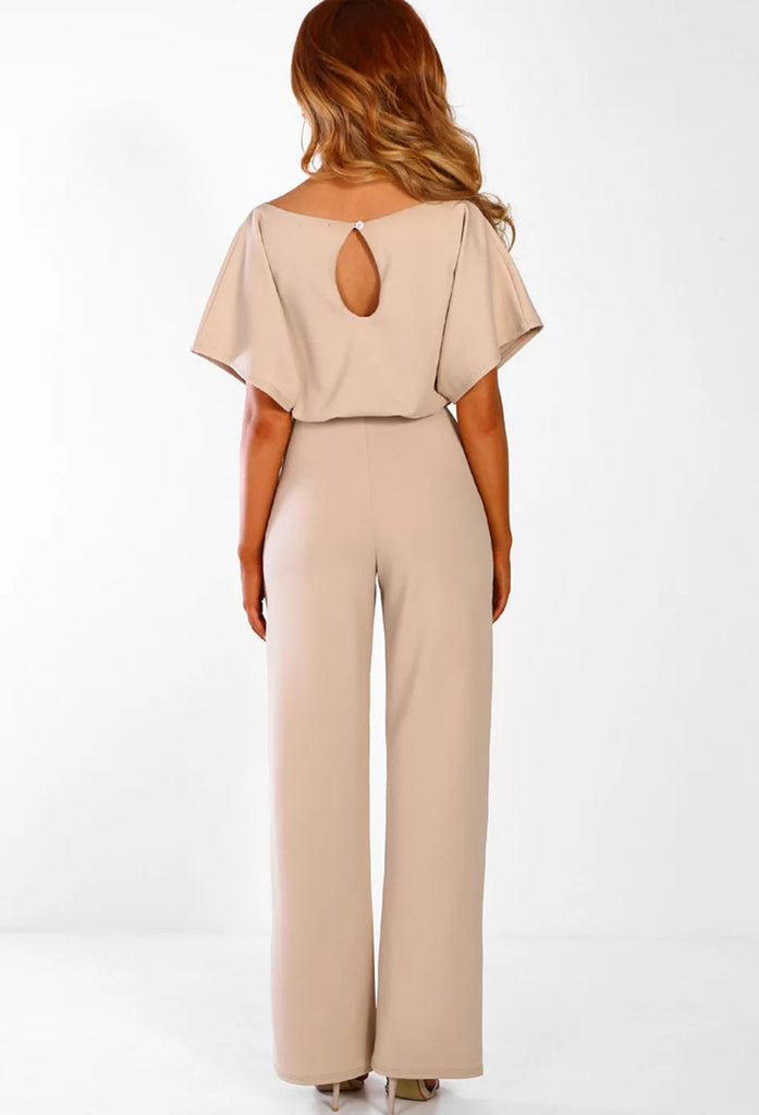 Women's Summer Button-Down Short Sleeve Rompers