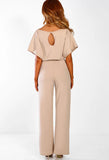 Women's Summer Button-Down Short Sleeve Rompers