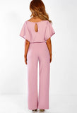 Women's Summer Button-Down Short Sleeve Rompers