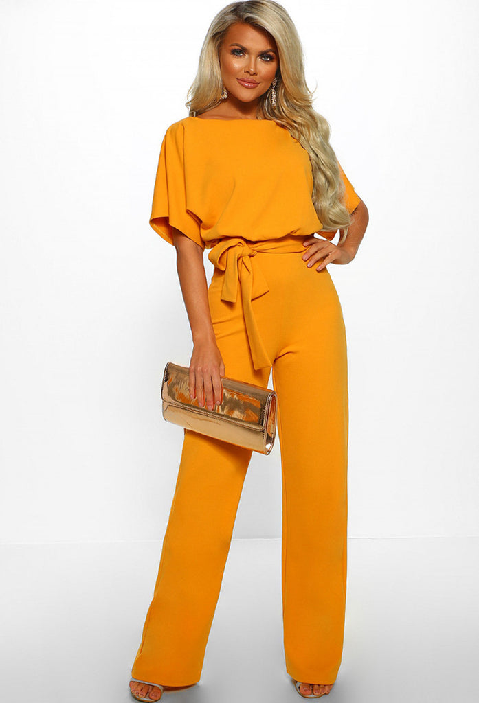 Women's Summer Button-Down Short Sleeve Rompers