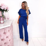 Women's Summer Button-Down Short Sleeve Rompers
