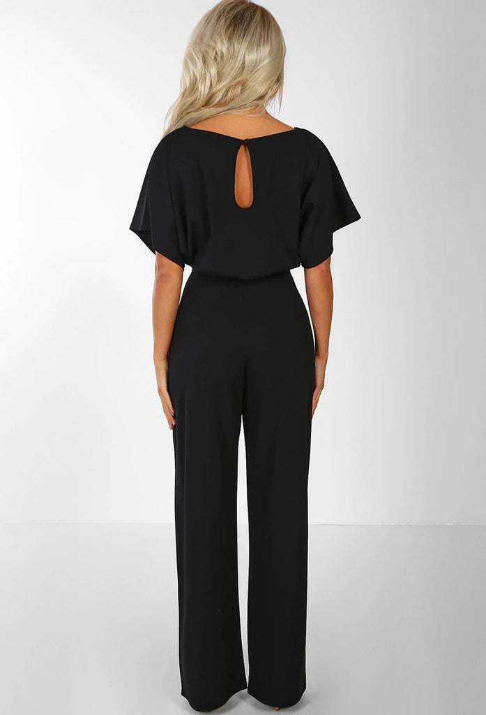 Women's Summer Button-Down Short Sleeve Rompers