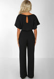 Women's Summer Button-Down Short Sleeve Rompers