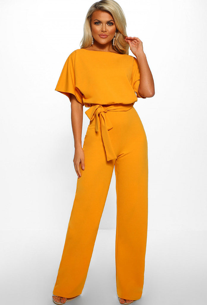 Women's Summer Button-Down Short Sleeve Rompers