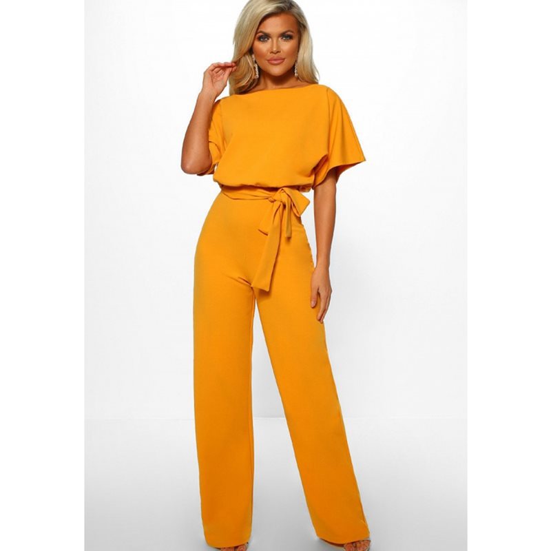 Women's Summer Button-Down Short Sleeve Rompers