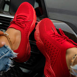 Kimemoda Women Lightly Breathable Lace up Sneakers