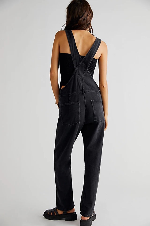 Women's Jumpsuit Y2k High Waist Romper Pants Bib Overalls