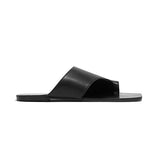Kimemoda Mint Strap Toe Ring Slides Flat Slip On Sandals