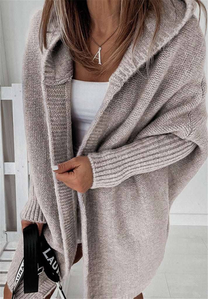 Women's Hooded Knitted Sweater