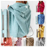 Women's Hooded Knitted Sweater