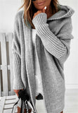 Women's Hooded Knitted Sweater