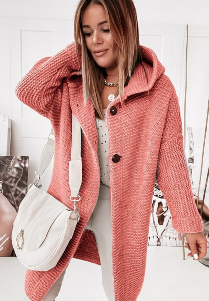 Kimemoda Women's Loose Cardigan Sweates