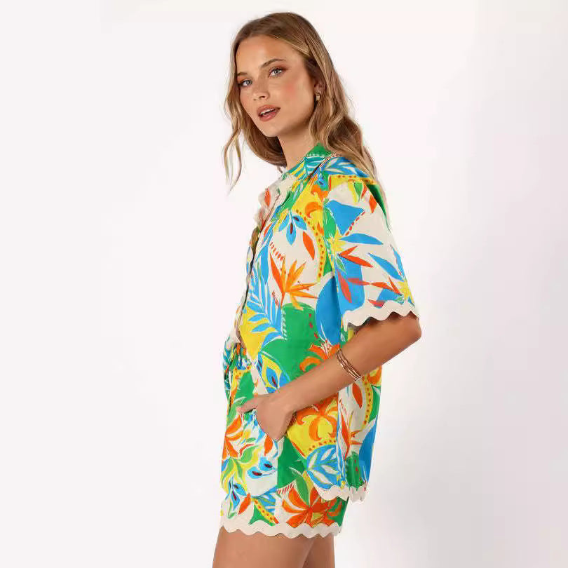 Women's Summer Beach Vacation Outfits  2 Piece Sets