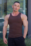 Men's Fitness Sports Solid Color Vest