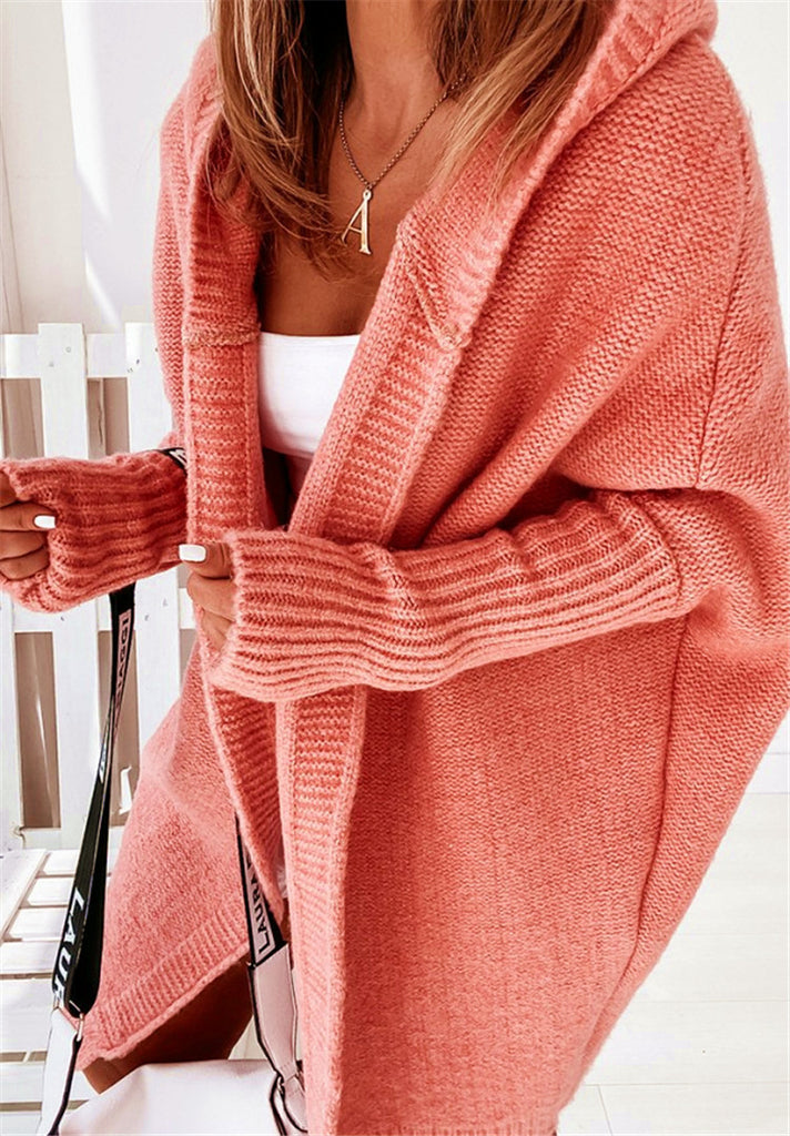 Women's Hooded Knitted Sweater