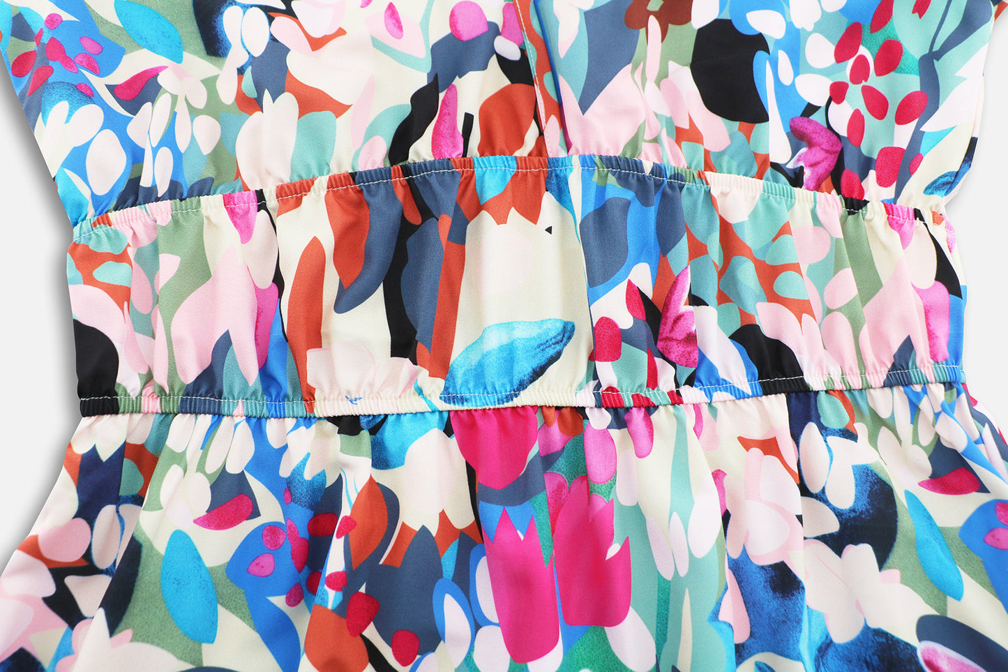 Women's V-neck Bohemian print Dresses