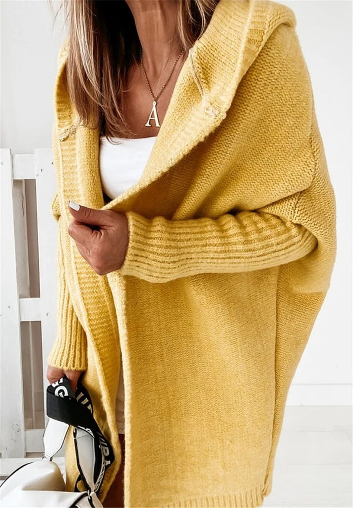 Women's Hooded Knitted Sweater