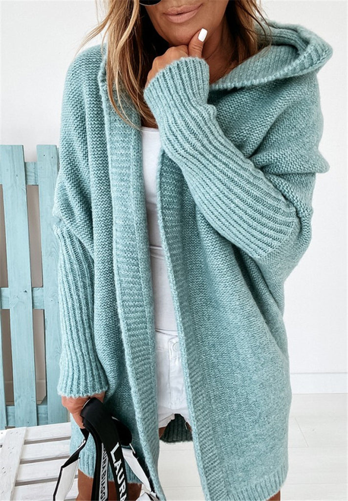 Women's Hooded Knitted Sweater