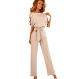 Women's Summer Button-Down Short Sleeve Rompers