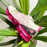 Kimemoda Air Cushion Fashion Sneakers with Floral Print