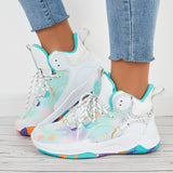 Women Basketball Running Sneakers Chunky Sports Shoes