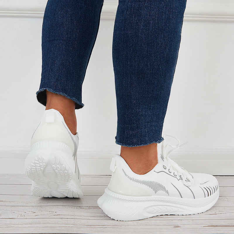 Women Chunky Sneakers Running Shoes Soft Walking Sneakers