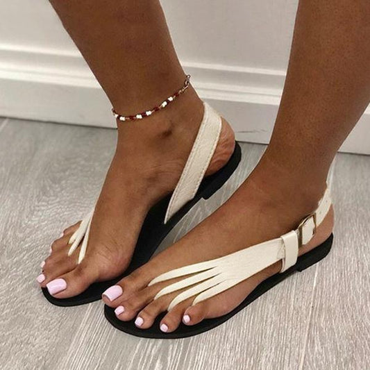 Kimemoda Women's Summer Unique Design Flat Sandals