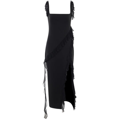 Women's Summer Hip Skirt Hot Girl Sexy High Slit Suspender Dresses