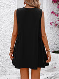 Women's Summer Casual V-Neck Sleeveless Vest Loose Dresses