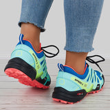 Colorful Breathable Knit Chunky Sole Sneakers