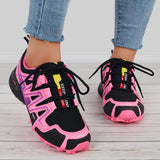 Colorful Breathable Knit Chunky Sole Sneakers