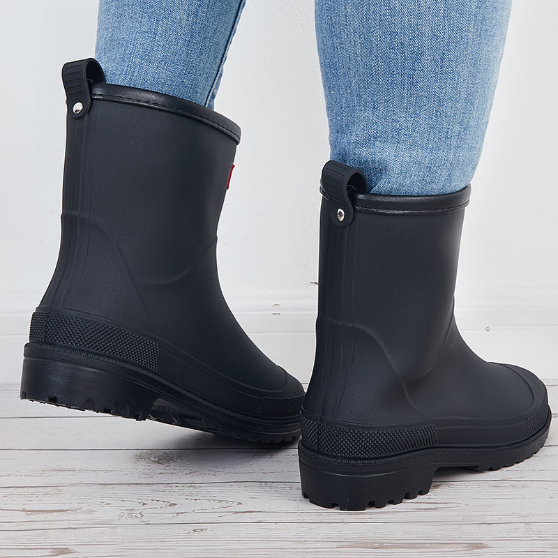 Rain Boots Comemore Rain Boots Women Waterproof Mens Short Rain