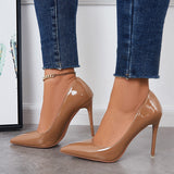 Women High Heels Pointed Toe Slip on Stiletto Pumps Dress Shoes